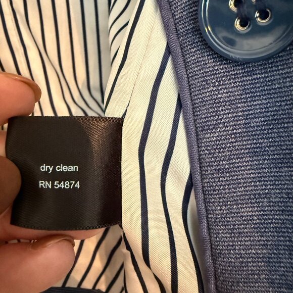 The Limited Women's Blazer, Blue & White - Picture 9 of 10